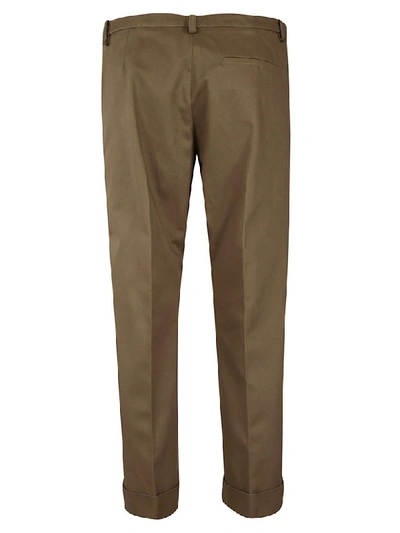 Shop Antonio Marras Cropped Trousers In Mud