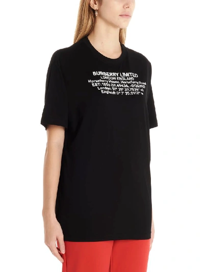 Shop Burberry Carrick T-shirt In Black