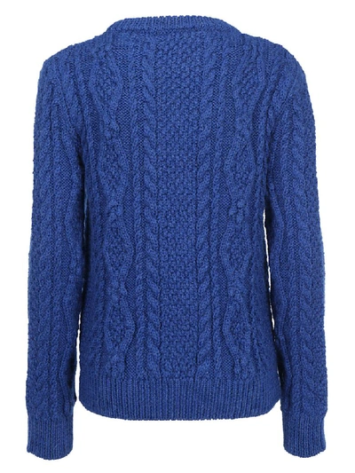 Shop Saint Laurent Sweater In Bleu