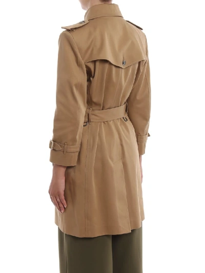 Shop Givenchy Trenchcoat In Beige