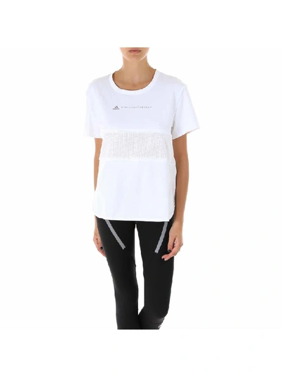 Shop Adidas By Stella Mccartney Run Loose Tee T-shirt In White