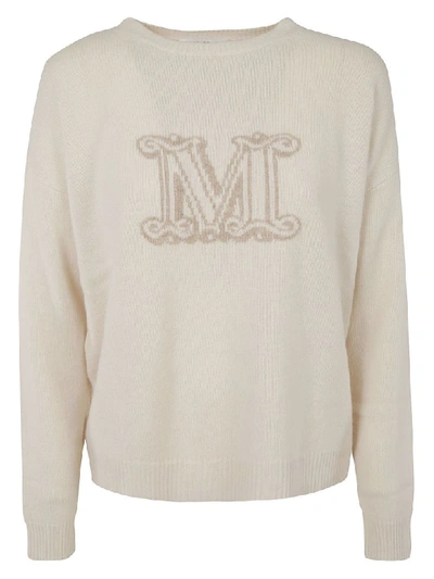 Shop Max Mara Cannes Sweater In White