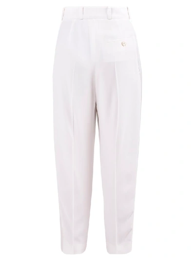 Shop Alexander Mcqueen Carrot Trousers In White