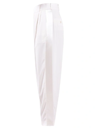 Shop Alexander Mcqueen Carrot Trousers In White