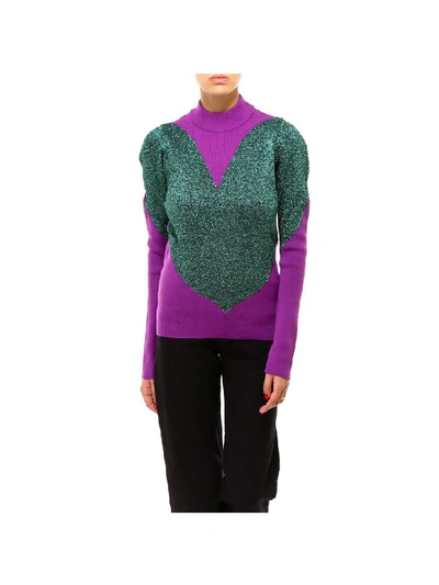 Shop Gcds Sweater In Purple