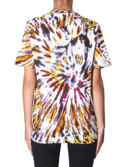 Shop Dsquared2 Tie And Dye Print T-shirt In Multicolor