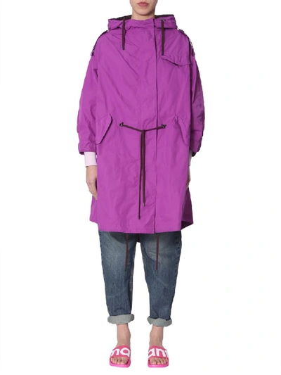 Shop Isabel Marant Étoile Duano Trench In Viola