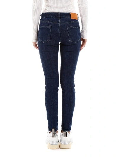 Shop Stella Mccartney Stars Skinny Jeans In Retro Blue (blue)