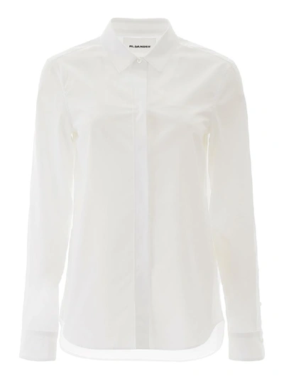 Shop Jil Sander Essential Shirt In White (white)