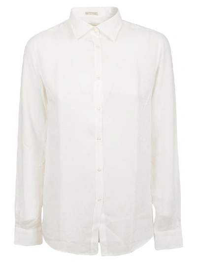 Shop Massimo Alba Button-up Shirt In Milk