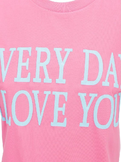 Shop Alberta Ferretti T-shirt In Light Pink