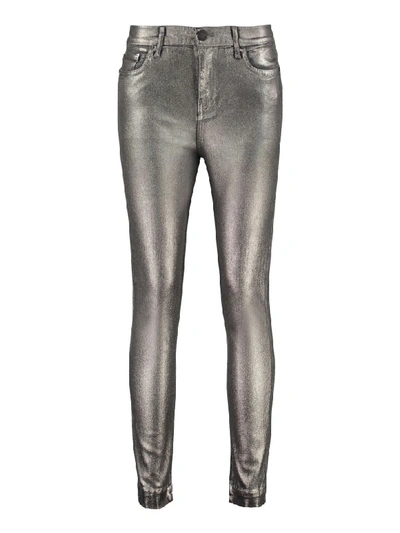Shop Pinko Sabrina Stretch Skinny Jeans In Grey