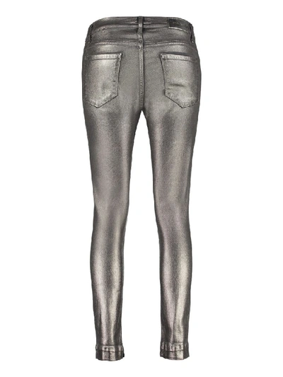 Shop Pinko Sabrina Stretch Skinny Jeans In Grey