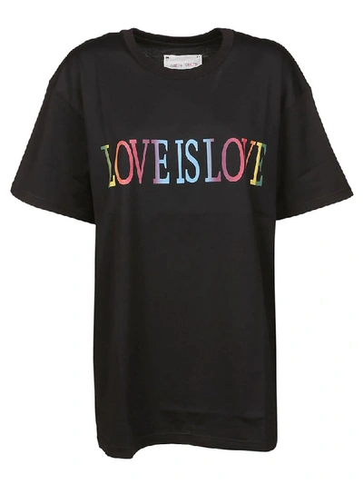 Shop Alberta Ferretti Love Is Love T-shirt