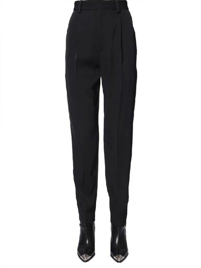 Shop Isabel Marant Poyd Trousers In Nero