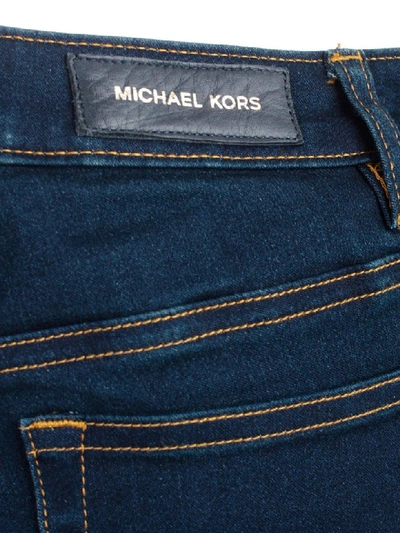 Shop Michael Michael Kors Jeans Bootcut In Twilightwash