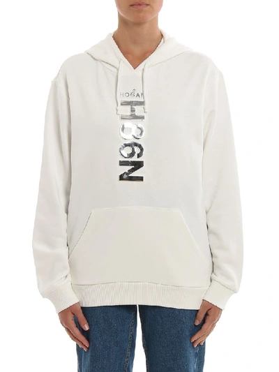 Shop Hogan Sweater In White