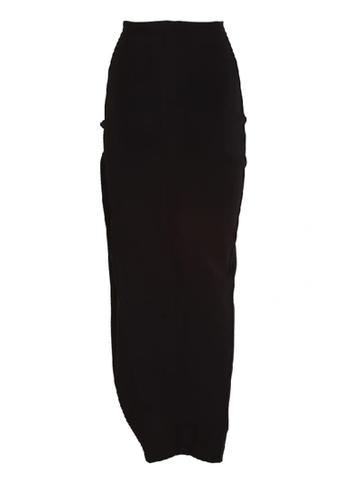 Shop Rick Owens Short Grace Skirt In Black