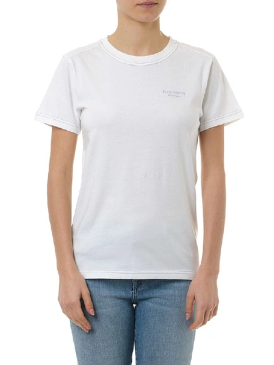 Shop Acne Studios Wanda White Cotton T-shirt