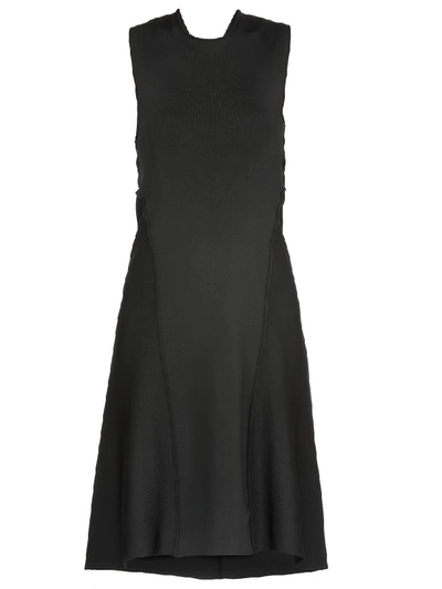 Shop Victoria Beckham Cross Back Dress In Black