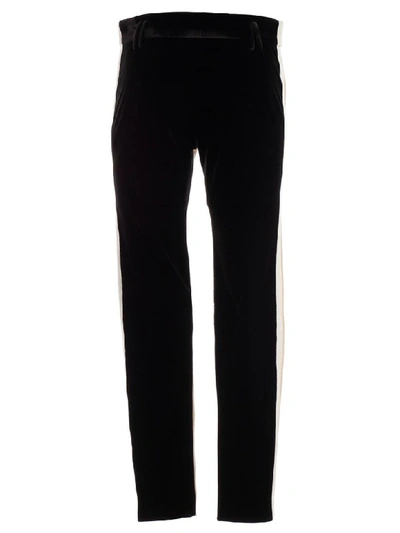 Shop Haider Ackermann Slim Fit Trousers In Nude Black