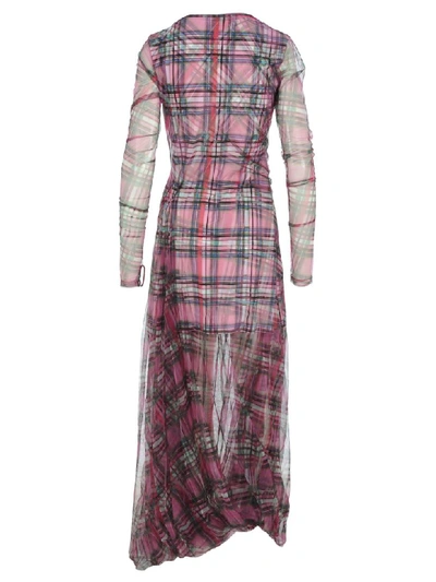 Shop Y/project Plaid Dress In Pink