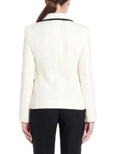 Shop Boutique Moschino Jacket In White