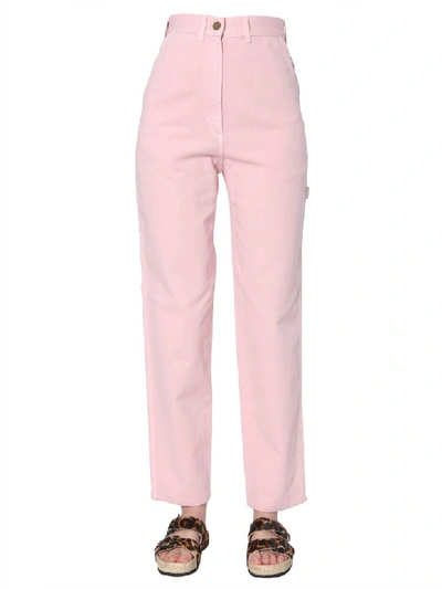 Shop Alberta Ferretti High-waist Jeans In Rosa