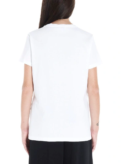 Shop Loewe Anagram Stitching T-shirt In White