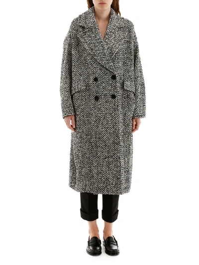 Shop Ulla Johnson Harden Coat In Noir (black)