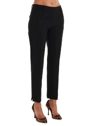 Shop Dolce & Gabbana Kate Pants In Black