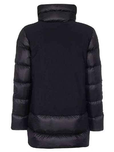 Shop Rrd - Roberto Ricci Design High Neck Padded Detail Jacket In Nero