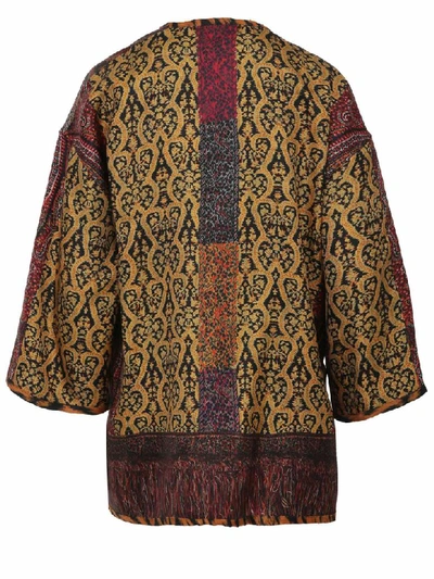 Shop Etro Cardigan In Purple