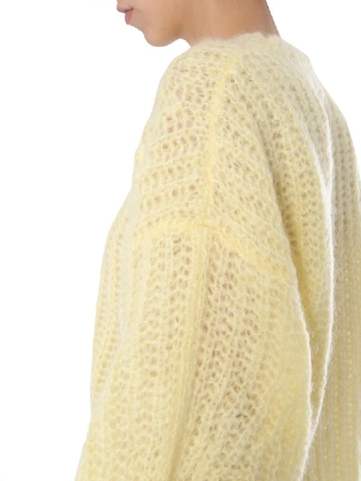 Shop Isabel Marant Crew Neck Sweater In Giallo
