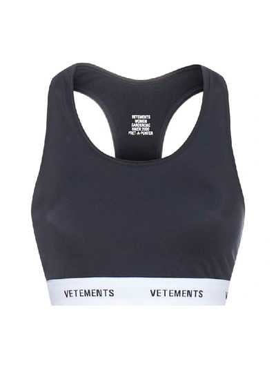 Shop Vetements Top In Black White