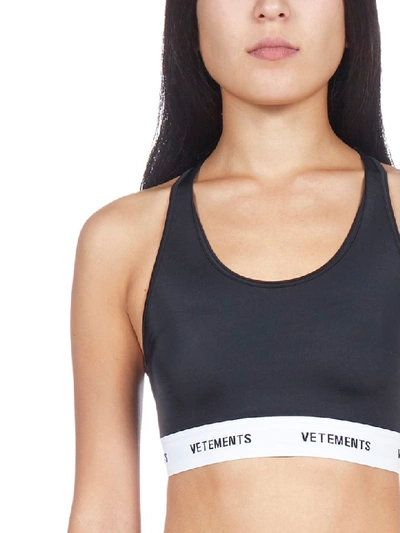 Shop Vetements Top In Black White