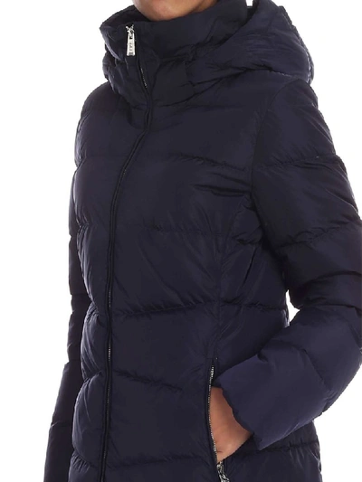 Shop Add Fitted Zipped Ped Jacket In Navy