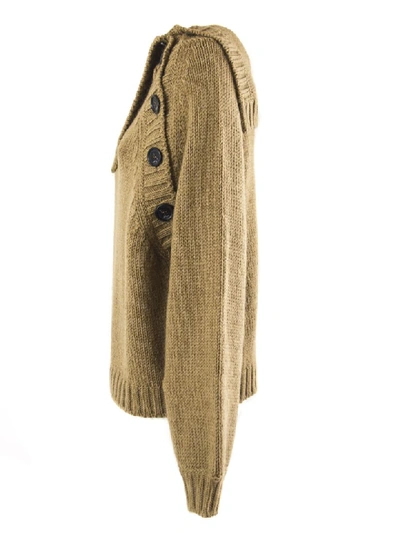 Shop N°21 Camel-tone Wool And Mohair Blend Sweater In Cammello