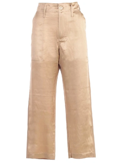 Shop Jejia Classic Trousers In Beige Beige