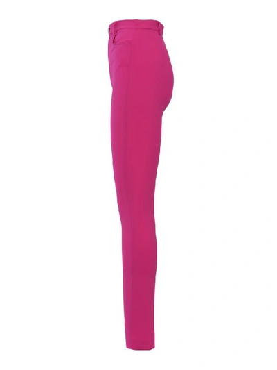 Shop Attico Leggings In Purple