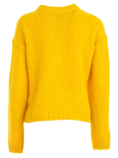 Shop Semicouture Sweater L/s In Limone