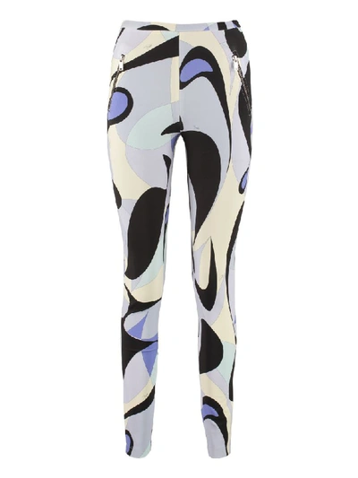 Shop Emilio Pucci Alex Print Leggings In Multicolor