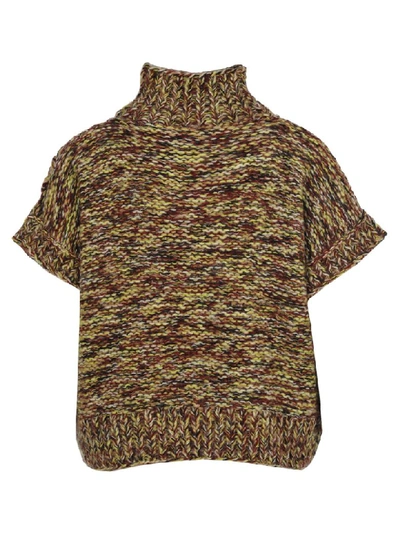 Shop Ganni Knit Jumper In Multi