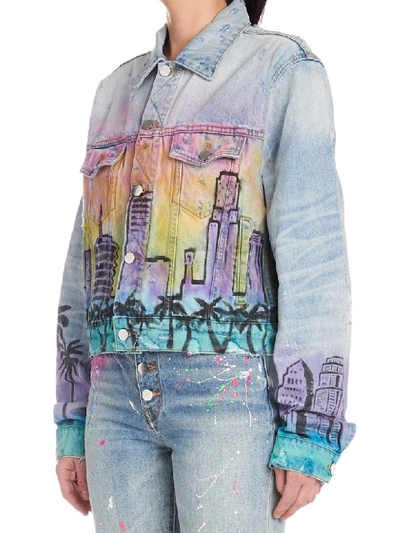 Shop Amiri Hollywood Jacket In Multicolor