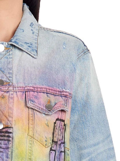 Shop Amiri Hollywood Jacket In Multicolor