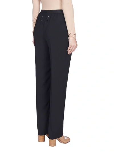 Shop Maison Margiela In Cady Trousers In Black