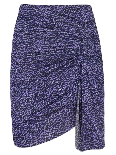 Shop Isabel Marant Jominy Skirt In Purple