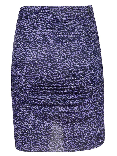 Shop Isabel Marant Jominy Skirt In Purple