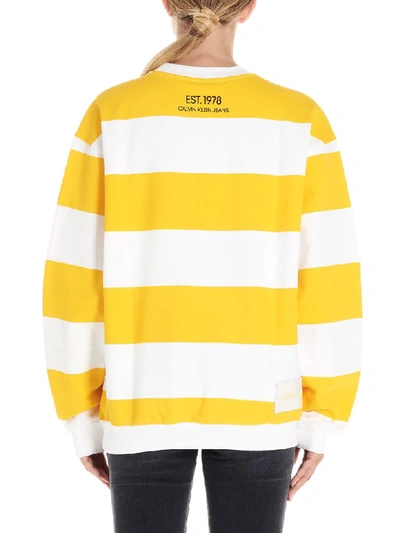 Shop Calvin Klein Sweatshirt In Multicolor