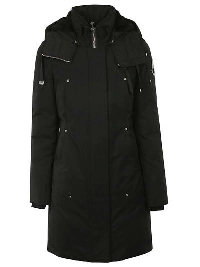 Shop Moose Knuckles Longue Rive Parka In Black